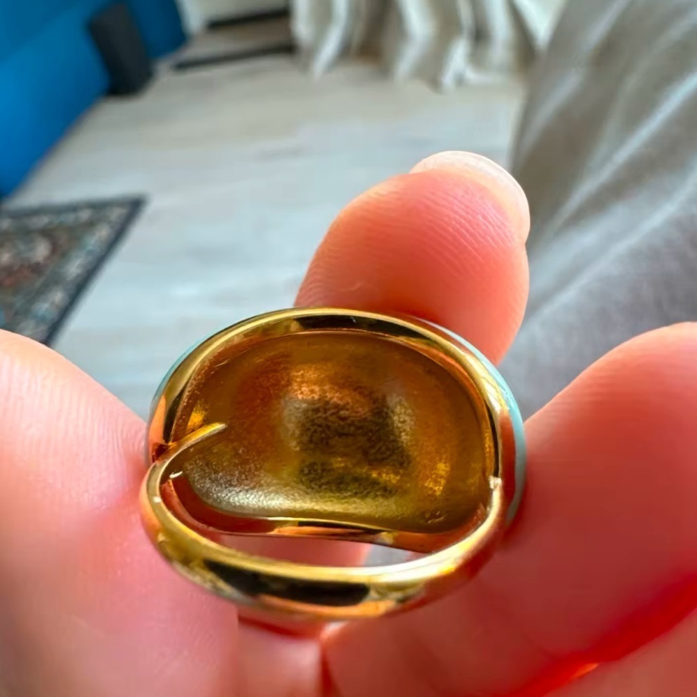 AnthropologieGold Adjustable Ring - Picture 6 of 14